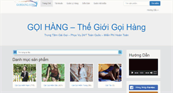 Desktop Screenshot of goihang.com